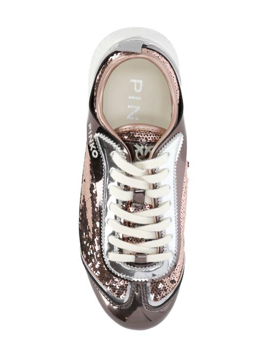 25FW 핑코 스니커즈 SS0123 T046L15 SEQUINS MIRROR TABACCO - PINKO