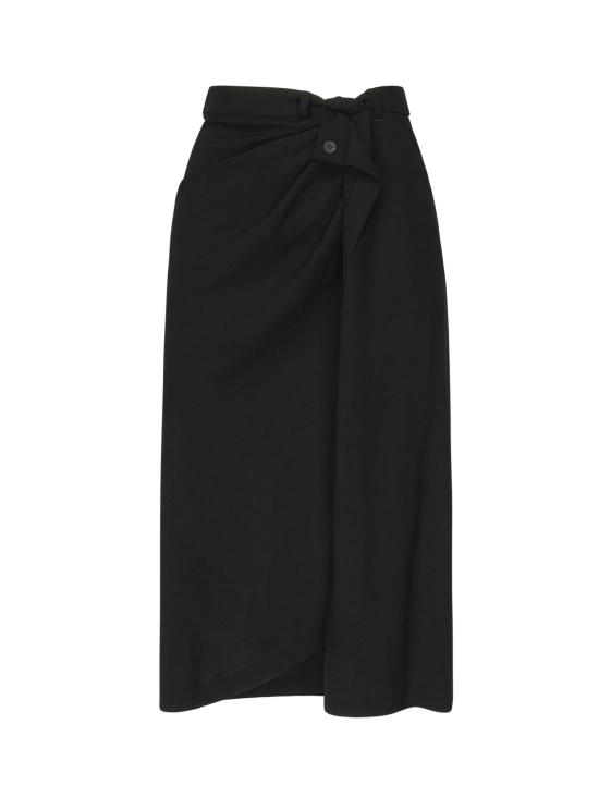 25FW 발렌시아가 숏 스커트 838761 TSO031000 Black