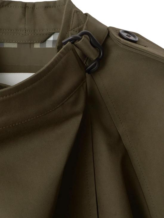 25FW 버버리 본딩 코튼 트렌치 케이프 8113209 X Juniper - BURBERRY