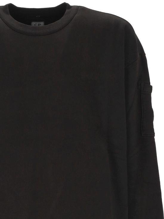 25FW 씨피 컴퍼니 긴팔 티셔츠 19CMSS058A 006372G999 Black - C.P. COMPANY