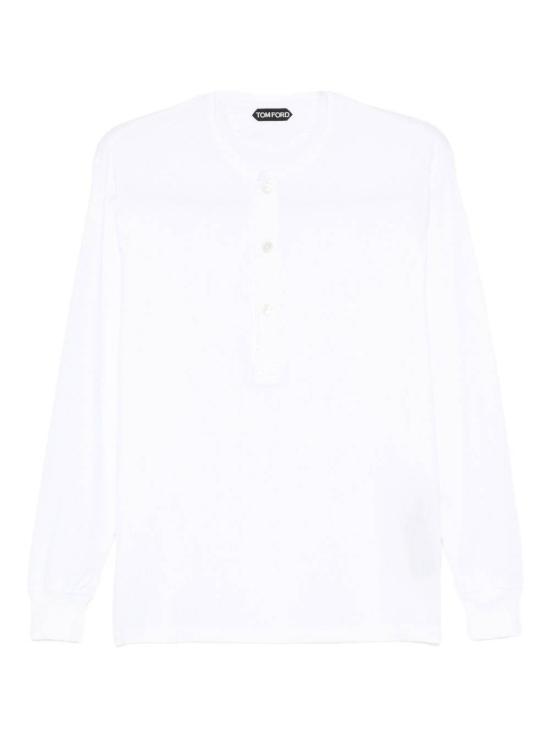 25FW 톰포드 긴팔 티셔츠 JHL019JMC067 AW002 White