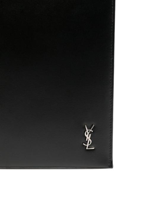 25FW 생로랑 남성지갑 6838271JB0E 1000 Black - SAINT LAURENT