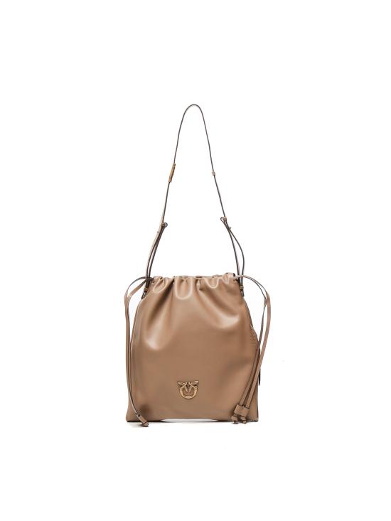 25FW 핑코 숄더백 104359 A0QOD01Q Biscuit