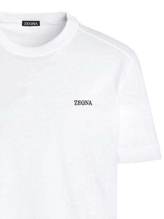 25FW 에르메네질도제냐 반팔 티셔츠 RE7360A5 B760 N00 - ERMENEGILDO ZEGNA