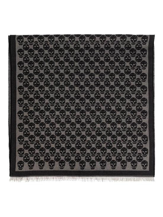 25FW 알렉산더 맥퀸 머플러/스카프 835378 4A82Q1062 Medium grey