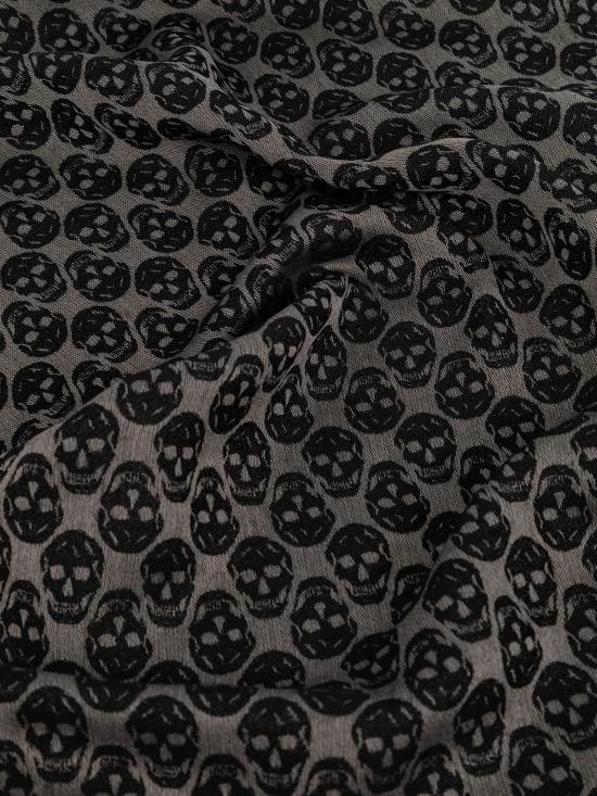 25FW 알렉산더 맥퀸 머플러/스카프 835378 4A82Q1062 Medium grey - ALEXANDER MCQUEEN