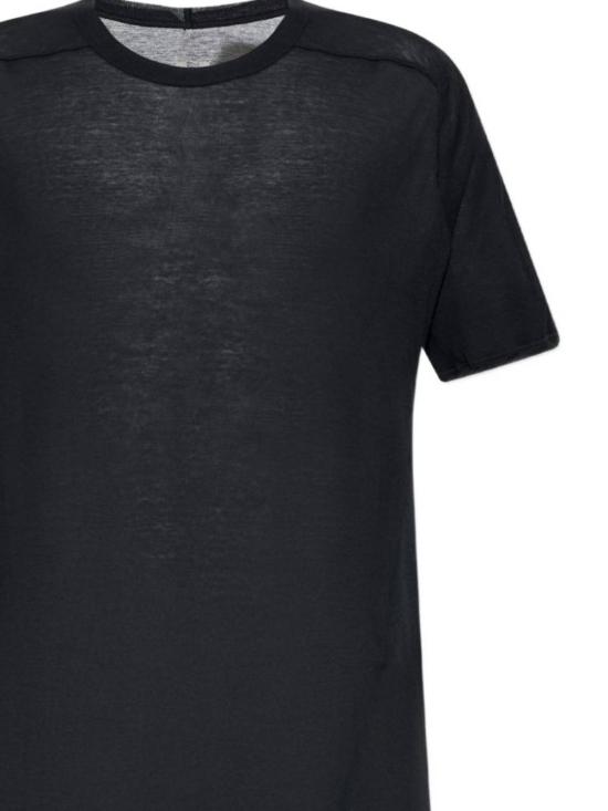 25FW 릭 오웬스 반팔 티셔츠 RU02E1264 UC09 Black - RICK OWENS