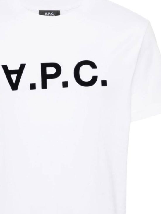 25FW 아페쎄 반팔 티셔츠 COHBMM26384 TAE BLANC DARK NAVY - A.P.C.