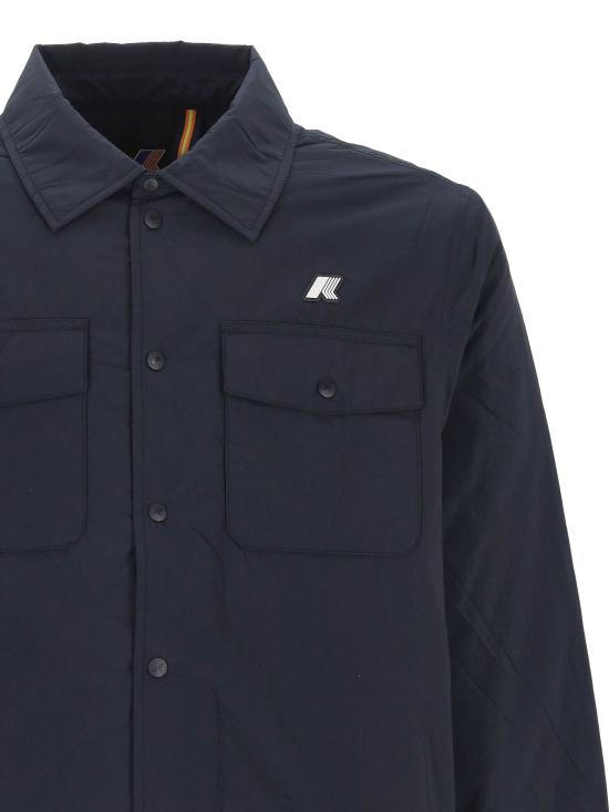 25FW 까웨 반팔 티셔츠 K2136JW K89 Blue depth - K-WAY