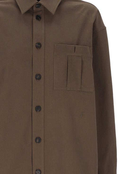 25FW 살바토레 페라가모 셔츠 144813 785060 CONCRETE - SALVATORE FERRAGAMO