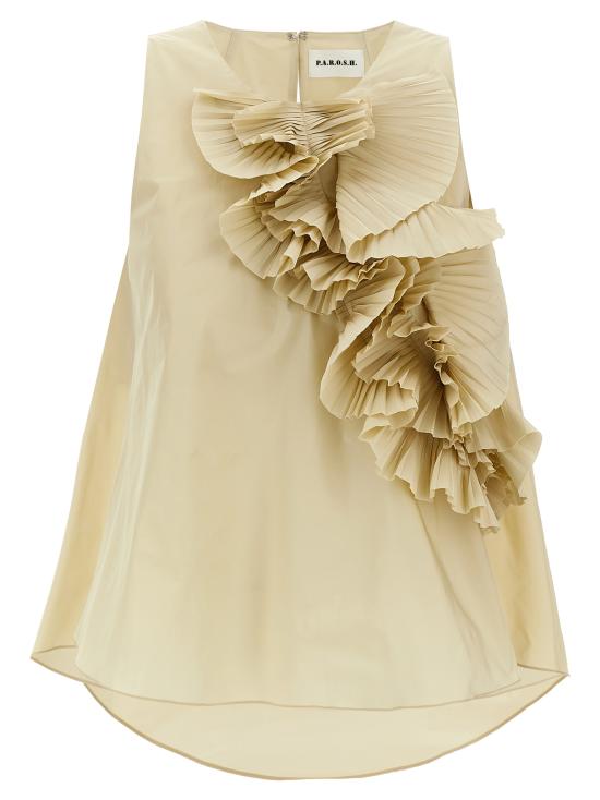 25SS 파로쉬 민소매 티셔츠 D313082PIMPY004 Beige