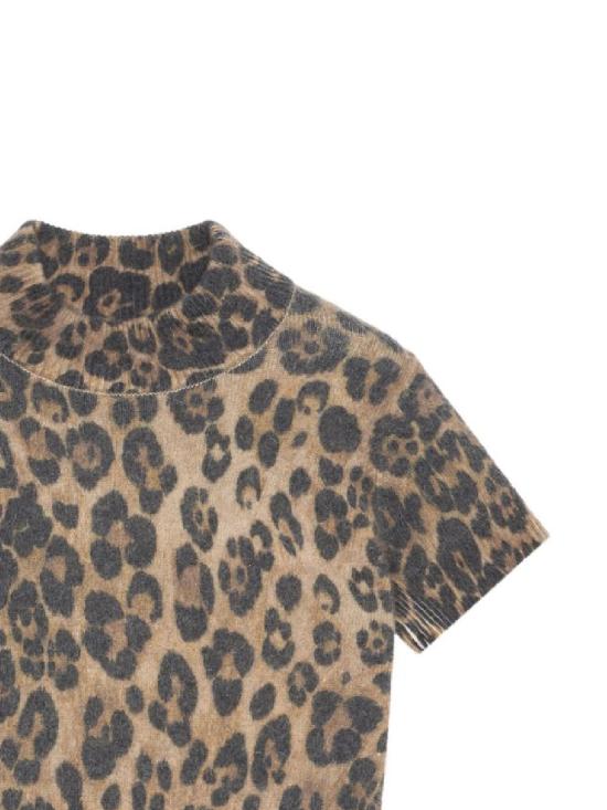 25FW 블루마린 스웨터 A522M627A M5539 BROWN SUGAR BLACK - BLUMARINE