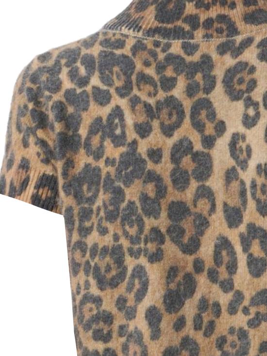 25FW 블루마린 스웨터 A522M627A M5539 BROWN SUGAR BLACK - BLUMARINE