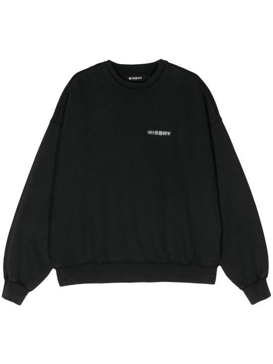 25FW 미스비헤이브 긴팔 티셔츠 241M718 BLACK Black