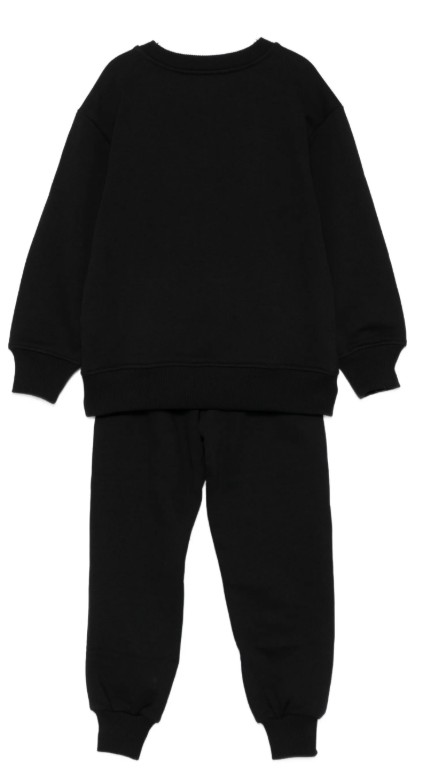 25FW [키즈] 모스키노 오버롤 HUK04DLCA23 60100 Nero black - MOSCHINO