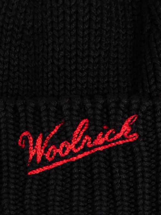 25FW 울리치 비니 CFWOAC0288MR UF0428100 Black - WOOLRICH