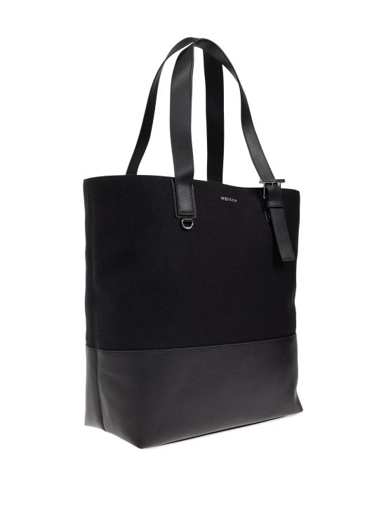 25FW 알렉산더 맥퀸 토트백 836069 1AAU21000 BLACK SILVER - ALEXANDER MCQUEEN