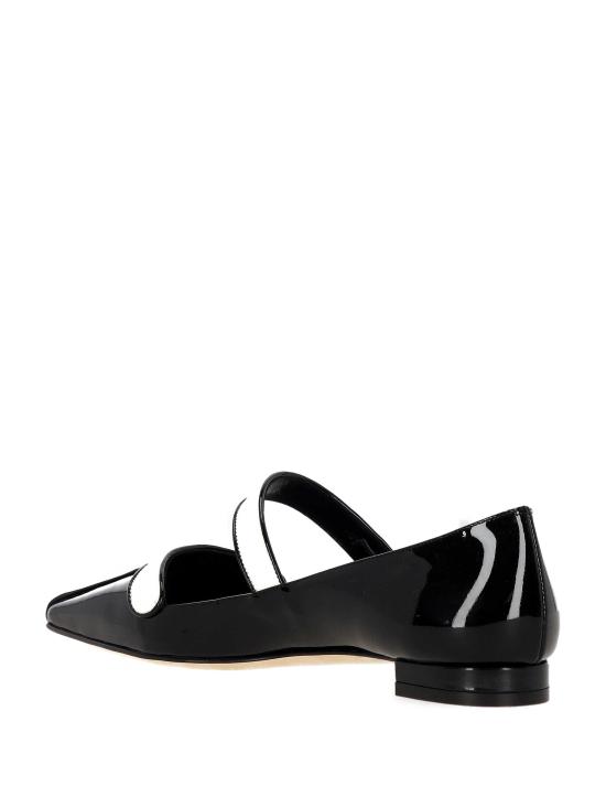 25FW 마놀로 블라닉 플랫 슈즈 3253039 00010015 1012 BLCK WHIT - MANOLO BLAHNIK