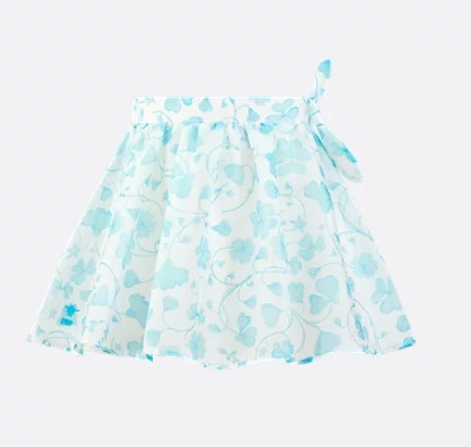 25FW [키즈] 디올 스커트 5WBM11SKTN 151 White