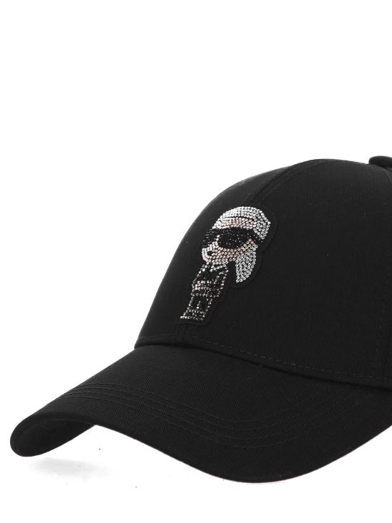 25FW 칼라거펠트 볼캡 A2W33062 KK 999 Black - KARL LAGERFELD