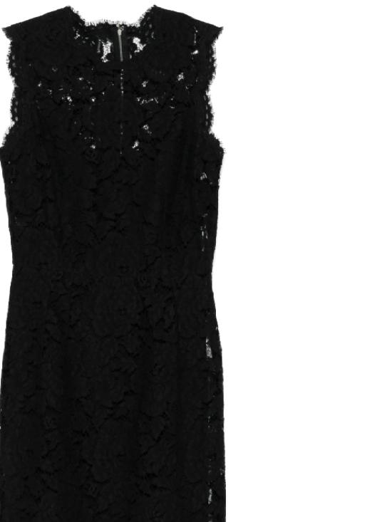 25FW 돌체앤가바나 미디 원피스 F6H0ZT HLM7LN0000 Black - DOLCE & GABBANA