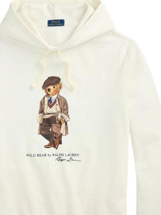 25FW 폴로 랄프로렌 긴팔 티셔츠 710980306 001 FA25 DECKWASH WHITE HRTG BEAR - POLO RALPH LAUREN