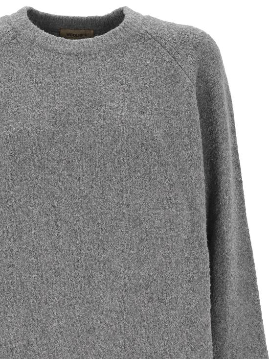 25FW 울리치 스웨터 CFWOKN2034MR UF5048185 Medium grey melange - WOOLRICH