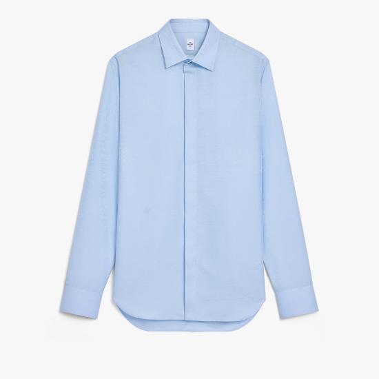 25FW 벨루티 긴팔 셔츠 R29HTL85 002 N23 Blue