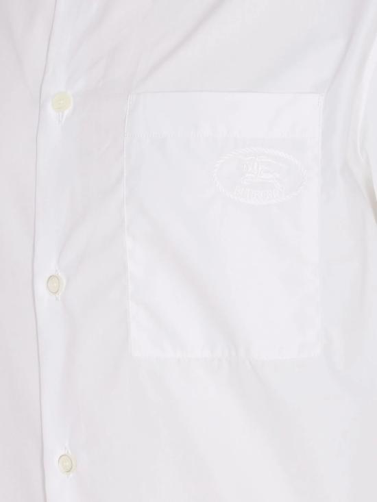 25FW 버버리 코튼 포플린 셔츠 8113135 X White - BURBERRY