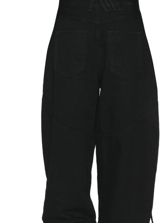 25FW 디 아티코 데님 팬츠 251WCP00279 CCC120AA100 Black - THE ATTICO