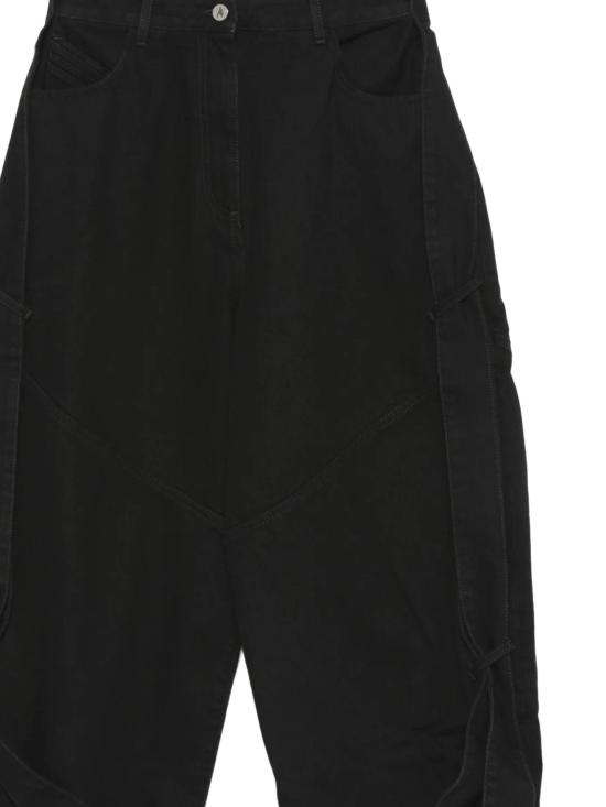 25FW 디 아티코 데님 팬츠 251WCP00279 CCC120AA100 Black - THE ATTICO