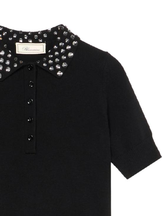 25FW 블루마린 스웨터 A522M653A N0990 Black - BLUMARINE