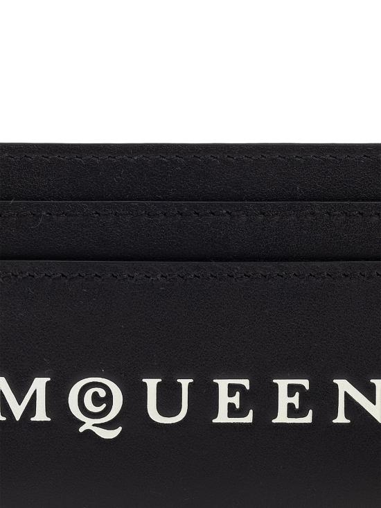25FW 알렉산더 맥퀸 카드지갑 836138 1AAU61080 BLACK BONE - ALEXANDER MCQUEEN