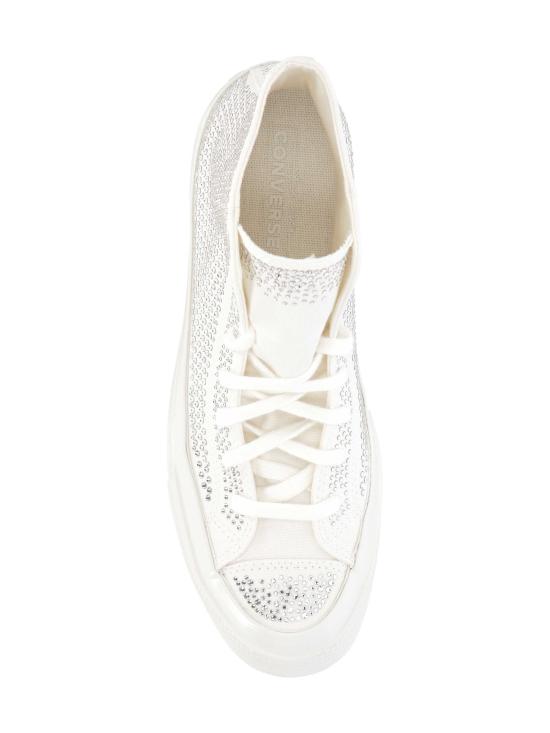 25FW SWAROVSKI X CONVERCE 스니커즈 A16170C 100 Vintage white barely gr - OTHER BRANDS