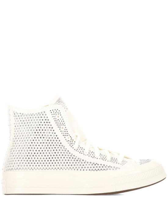 25FW SWAROVSKI X CONVERCE 스니커즈 A16170C 100 Vintage white barely gr