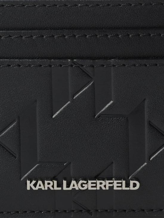 25FW 칼라거펠트 카드지갑 A1M32098 KK 999 Black - KARL LAGERFELD