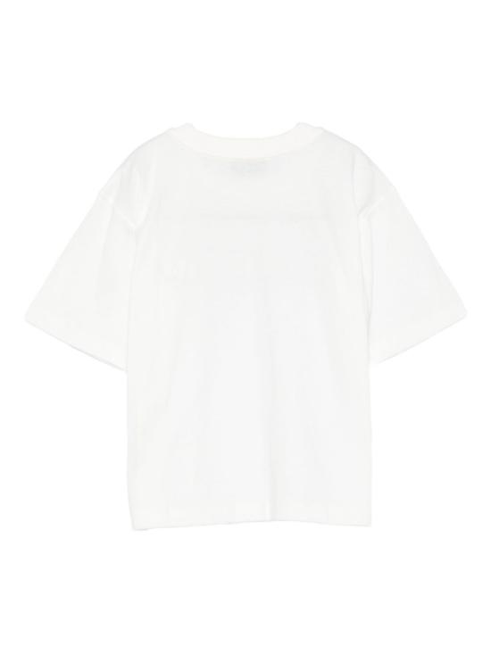 25FW [키즈] 모스키노 티셔츠 HUM05FLAA20 10063 Cloud - MOSCHINO