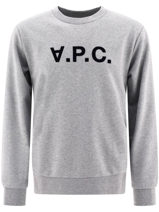 25FW 아페쎄 긴팔 티셔츠 COHBNM27907 TPI GRIS CHINE DARK NAVY