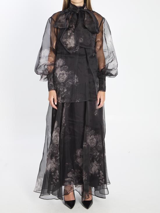 25FW 짐머만 롱 스커트 5350SF251 BLACK - ZIMMERMANN