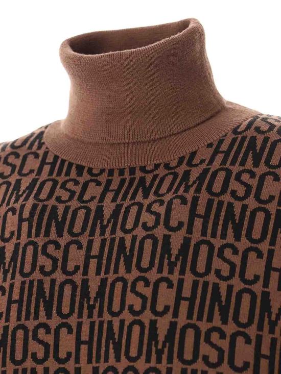  모스키노 터틀넥 090376001103 Brown - MOSCHINO