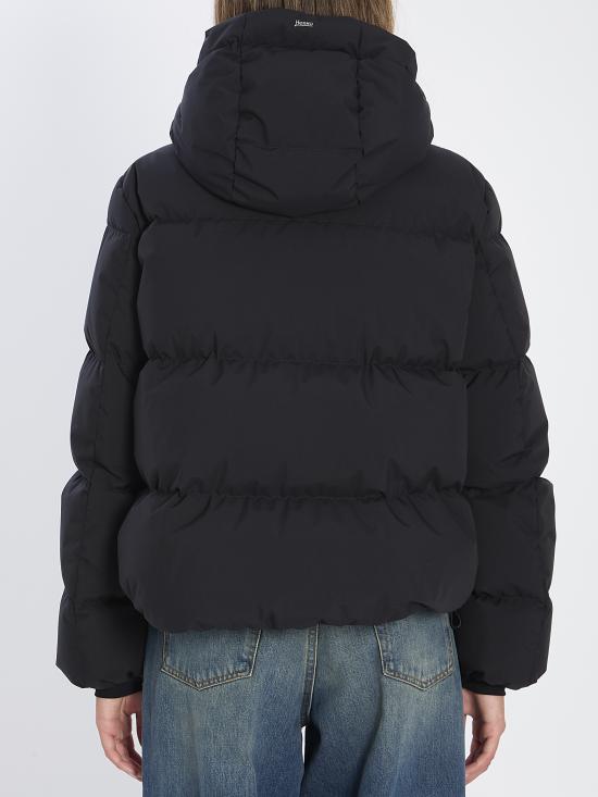 25FW 에르노 숏패딩 PI002081D BLACK - HERNO