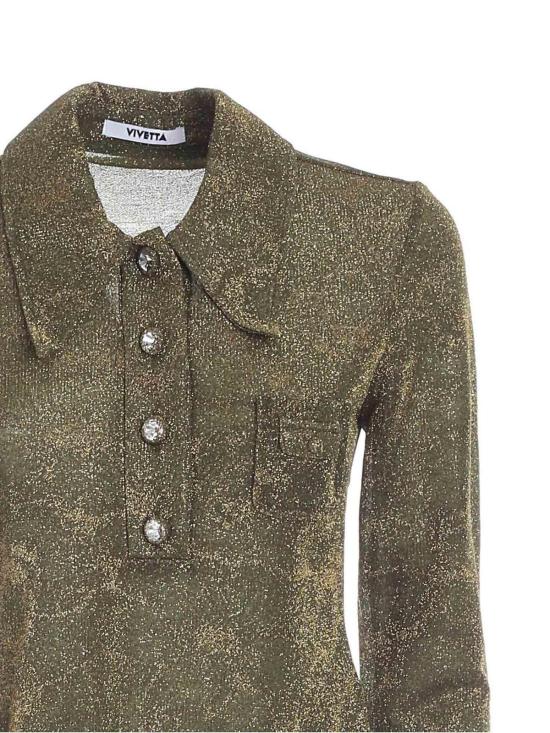  비베타 폴로 티셔츠 21IV2S0G0114750M501 Metallic - VIVETTA