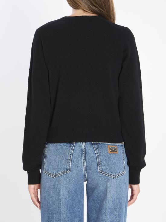 25FW 돌체앤가바나 스웨터 FXVA3Z BLACK - DOLCE & GABBANA
