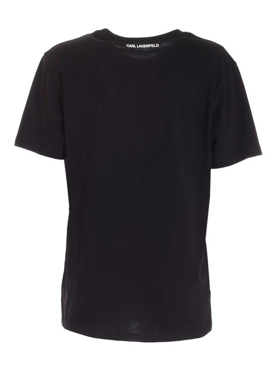  칼라거펠트 반팔 티셔츠 216W1786999 Black - KARL LAGERFELD