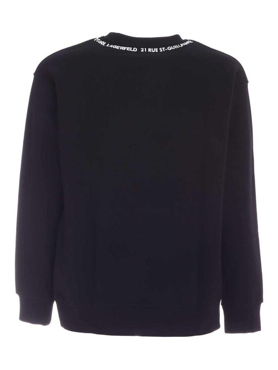  칼라거펠트 긴팔 티셔츠 705201512910990 Black - KARL LAGERFELD