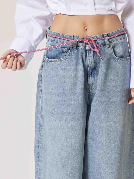  모스키노 스트레이트 팬츠 251K1031432171295 Blue - MOSCHINO