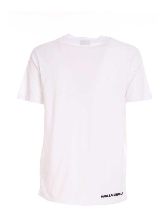 칼라거펠트 반팔 티셔츠 75510451222410 White - KARL LAGERFELD
