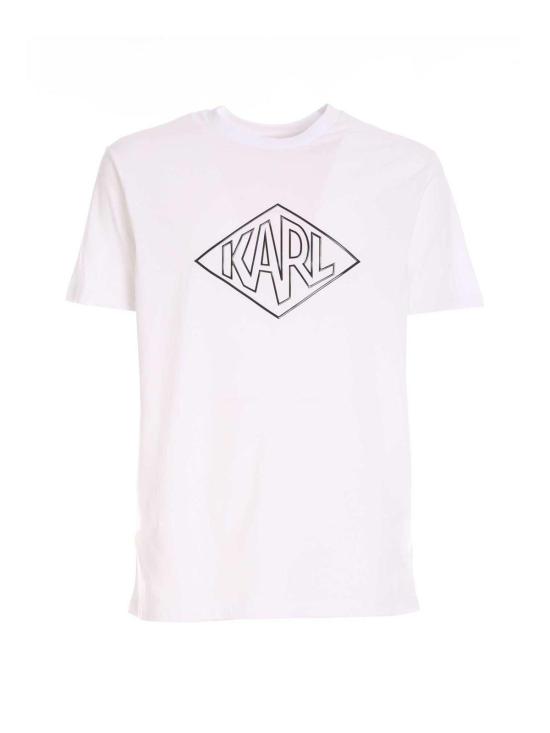 칼라거펠트 반팔 티셔츠 75510451222410 White