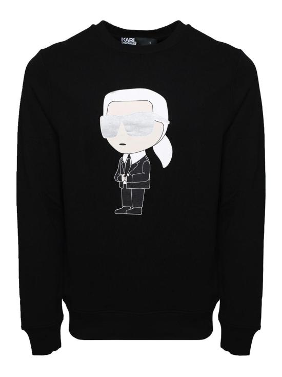  칼라거펠트 긴팔 티셔츠 AA3231E042630000 Black
