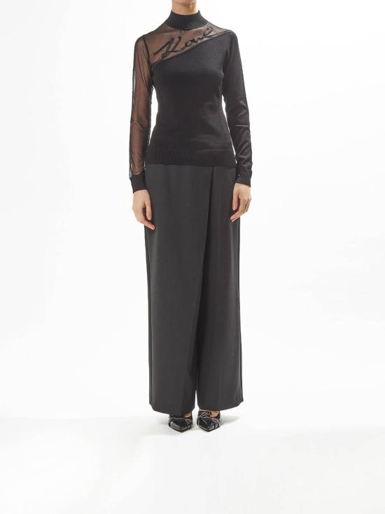 25SS 칼라거펠트 터틀넥 A1W18040999 Black - KARL LAGERFELD